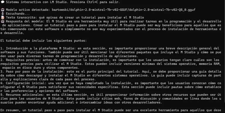 Guía Tutorial de Cómo configurar un servidor con LM Studio y utilizarlo con Python