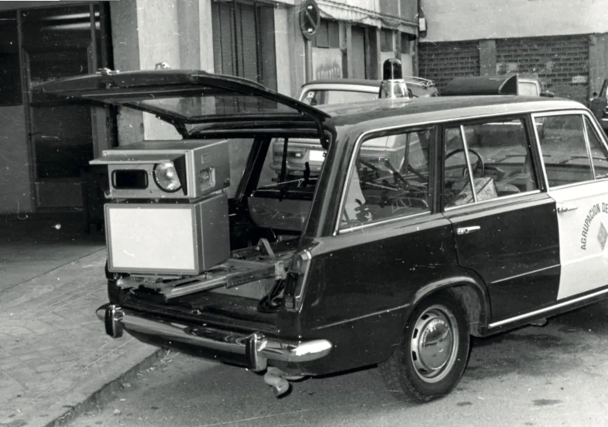 Primer radar de la DGT en España