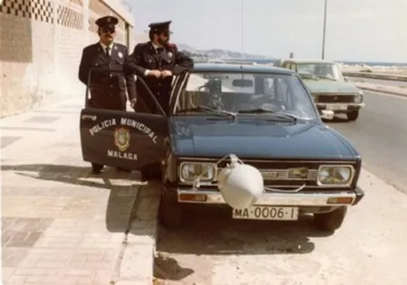 Radar móvil de la Guardia Civil de Málaga en los años 80