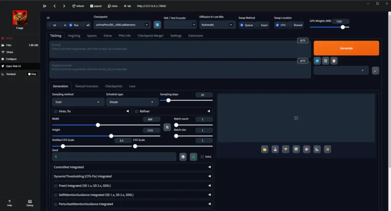 Guia – Tutorial  Instalación de Flux con Pinokio