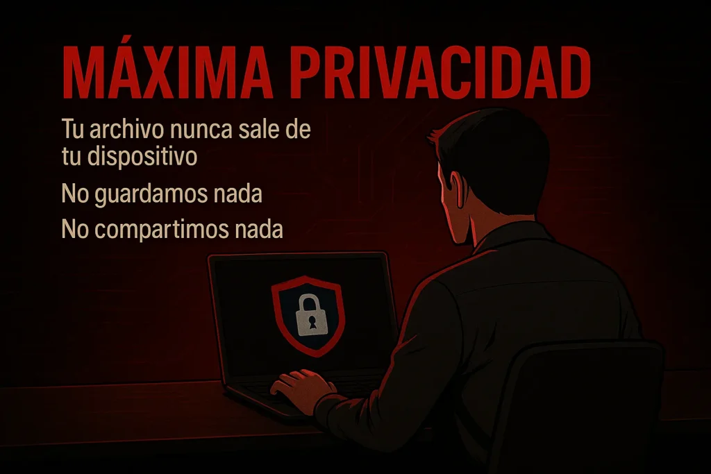 Privacidad de archivos garantizada