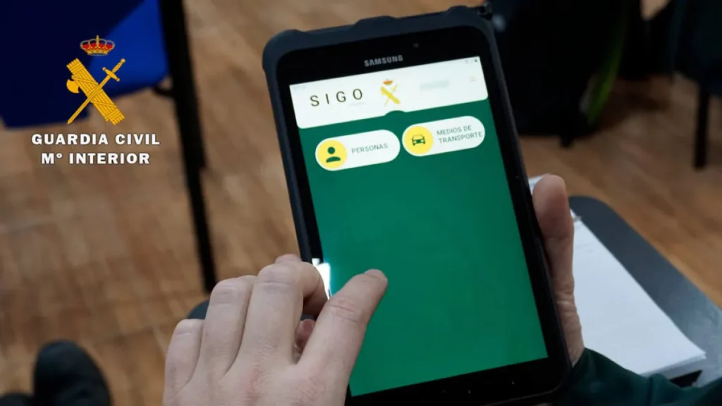 Fuente: Guardia Civil – Ministerio del Interior, “Implantación del Sistema Integrado de Gestión Operativa (SIGO)”, disponible en www.guardiacivil.es