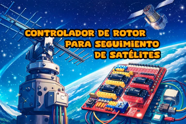 Controlador de rotor de antena con azimut y elevación