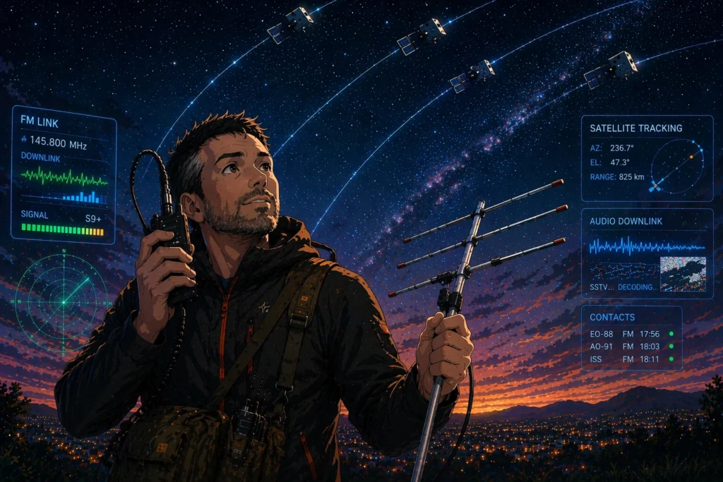 Qué satelites de radioafición