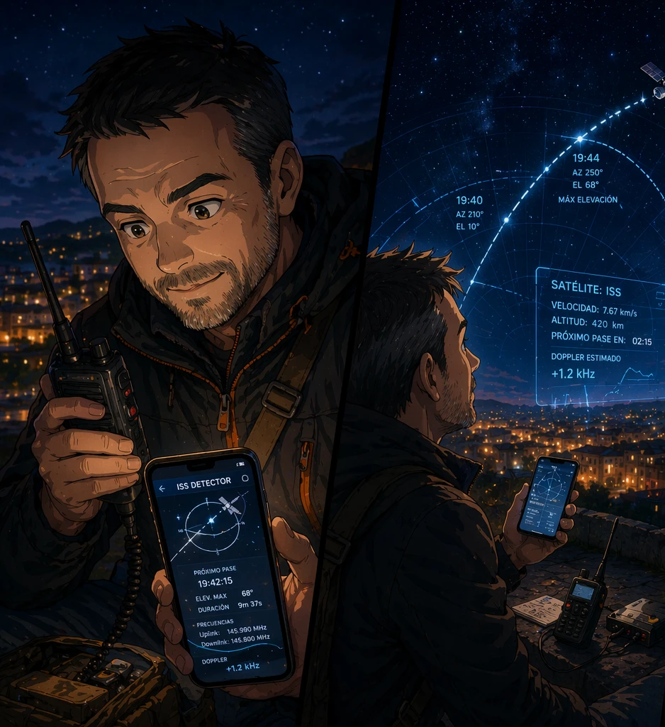 Cómo saber cuando pasara un satelite, dia, hora, trayectoria y tiempo de pase