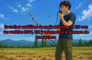 Escuchar satélites de radioafición y la ISS con un walkie