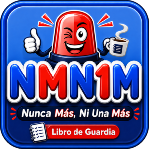 Icono de NMN1M — Nunca Más, Ni Una Más, libro de guardia